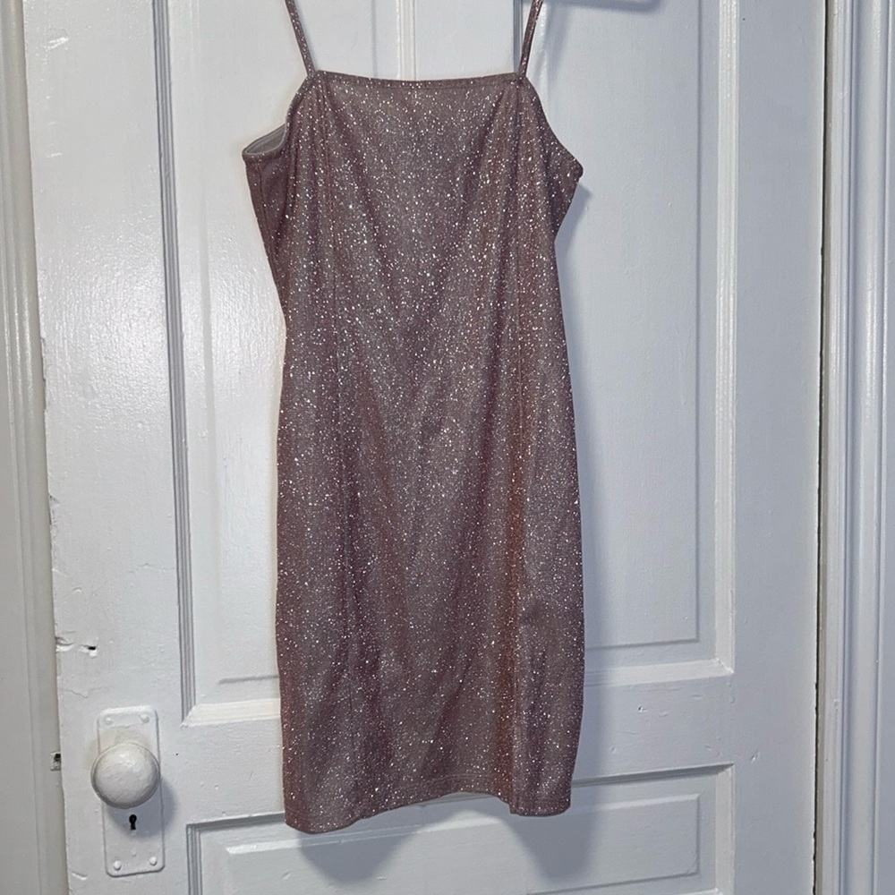 NWT! Pink sparkly mini dress